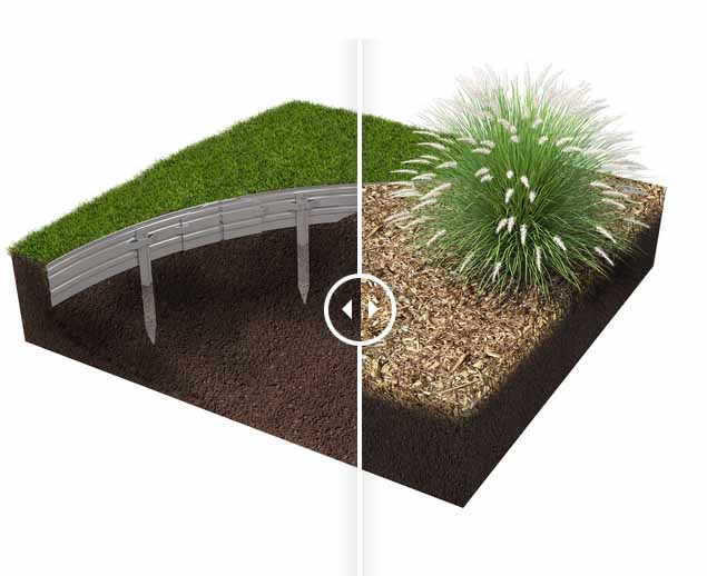 Landscape Metal Edging - 10150 - 8' x 1/8” x 3” Mill Finish - 120LF per Carton