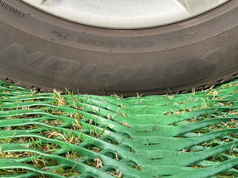 Driving on Grass Protection Mesh