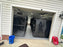 HDPE dog kennel panels on an indoor dog run

